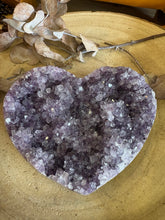 Amethyst Cluster Heart SKU 25329