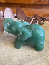 Green Aventurine Elephant Carving SKU 25591
