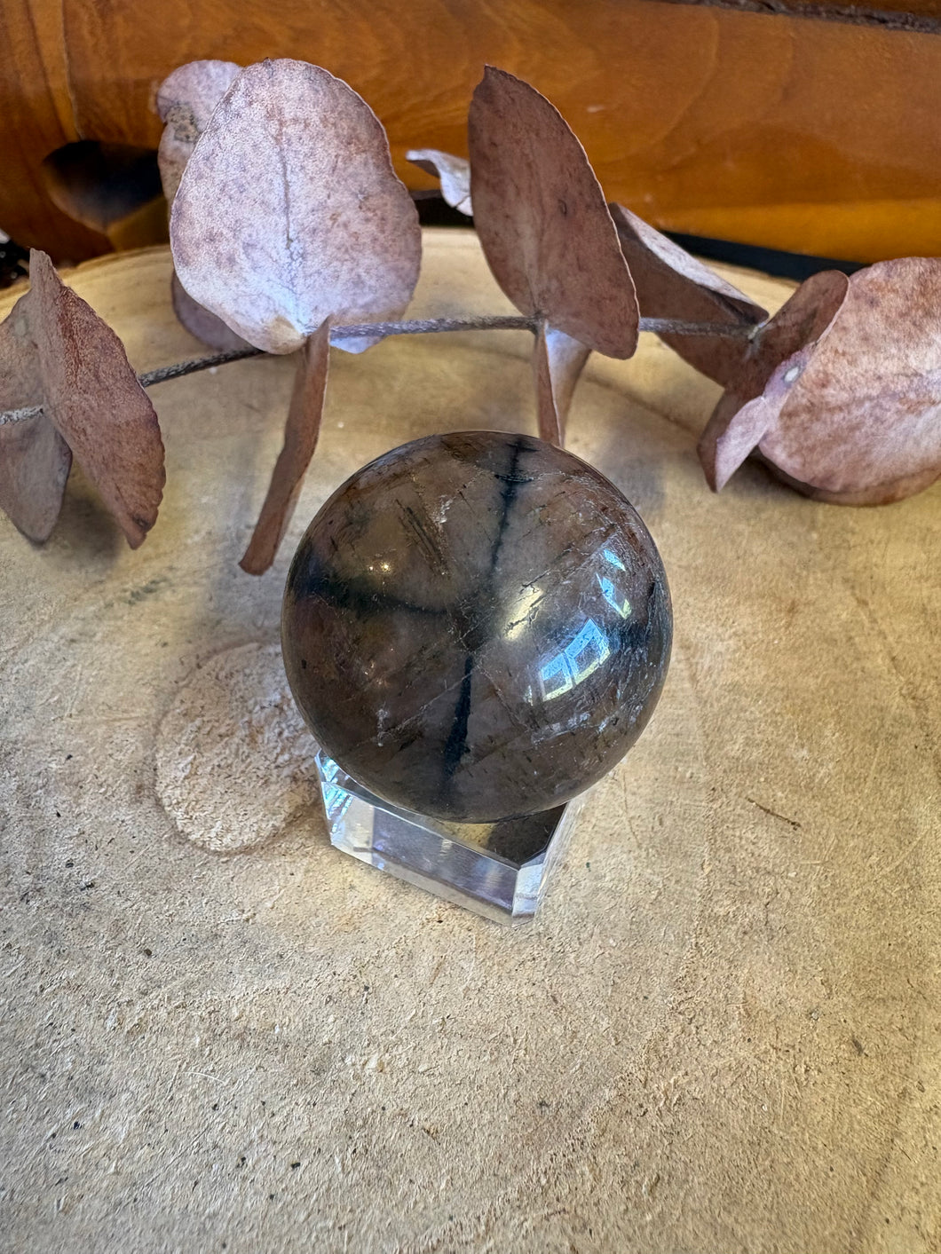 Chiastolite Sphere SKU 25659A