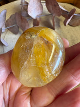 Golden Healer Quartz Palm Stone SKU 26074