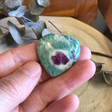 Ruby Fuchsite Heart SKU 19274A