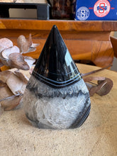 Black Banded Agate & Quartz Freeform SKU 25058