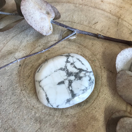 Howlite Smooth Stone SKU 23077