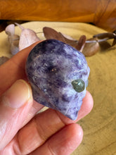 Lepidolite & Labradorite Alien Head Carving SKU 26223