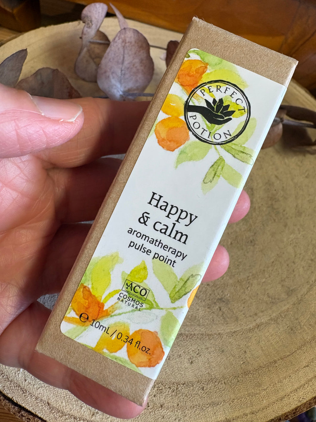 Perfect Potion Happy & Calm Aromatherapy Pulse Point SKU 26369