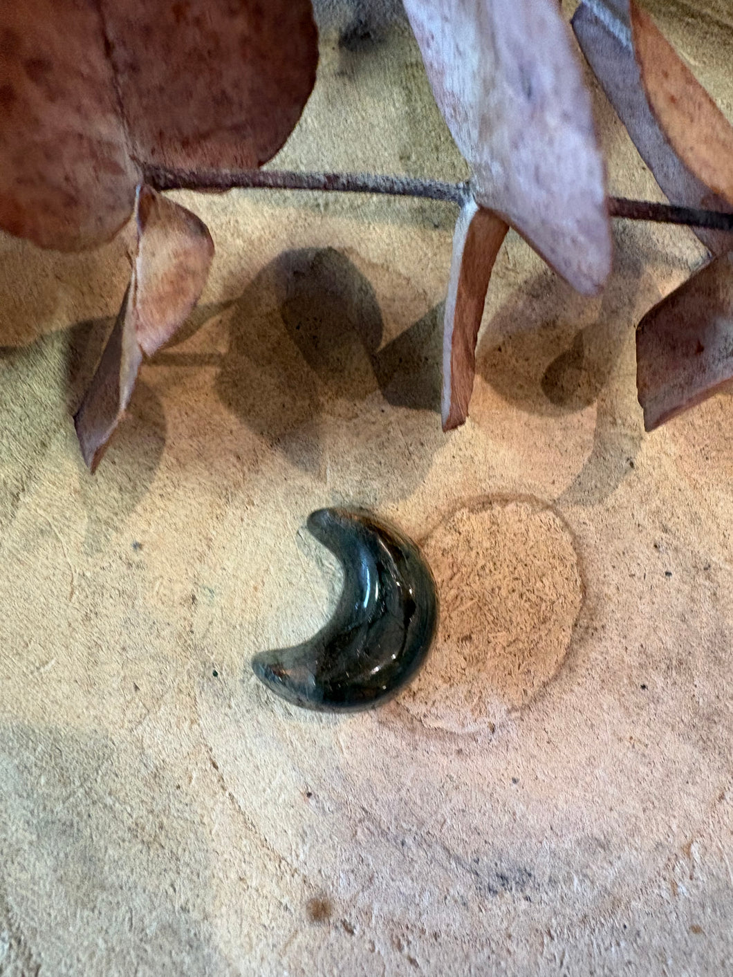 Labradorite Mini Moon SKU LM