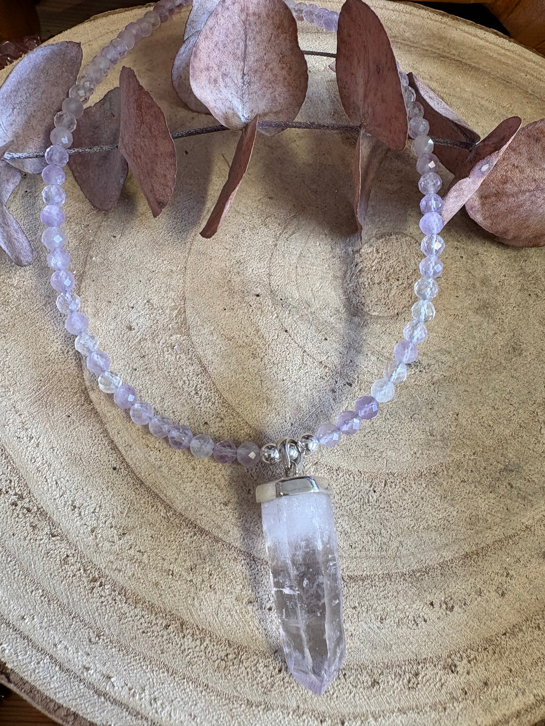Entia Lavender Amethyst & Vera Cruz Amethyst Necklace SKU 25894