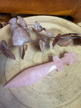 Rose Quartz Dagger Carving SKU 25987