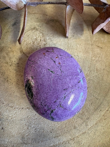 Serpentine & Stichtite Palm Stone SKU 25743