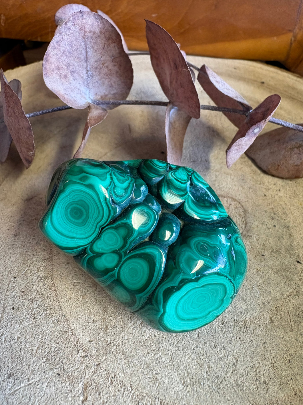 Malachite Polished Freeform SKU 26320