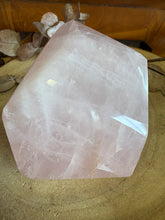 Rose Quartz Facet Cut Freeform SKU 25393