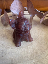 Strawberry Quartz Dog Carving SKU 25592