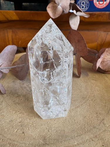 Fire & Ice Quartz Point SKU 25446