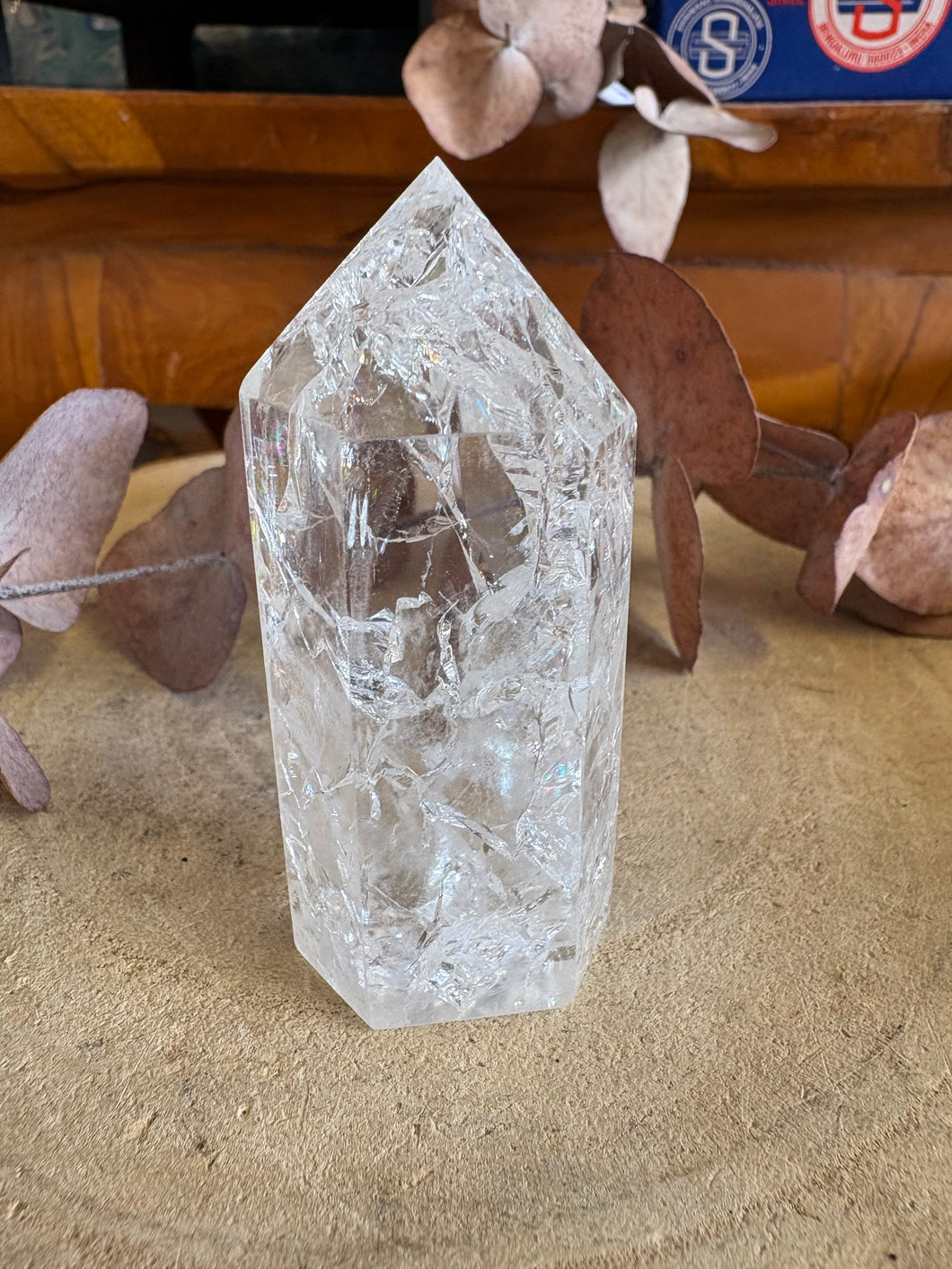 Fire & Ice Quartz Point SKU 25446