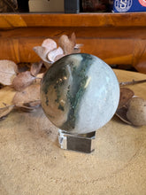 Moss Agate Sphere SKU 20822