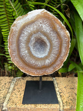Druzy Agate Geode on Stand SKU 25383
