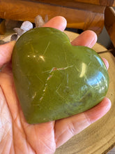 Green Opal Heart SKU 24588