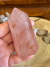 Rose & Hematoid Quartz Point SKU 24102