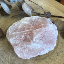 Rose Quartz Chunk Business Card Holder SKU 23153