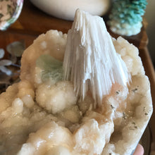 Green Apophyllite, Stilbite & Scolecite Cluster SKU 22821