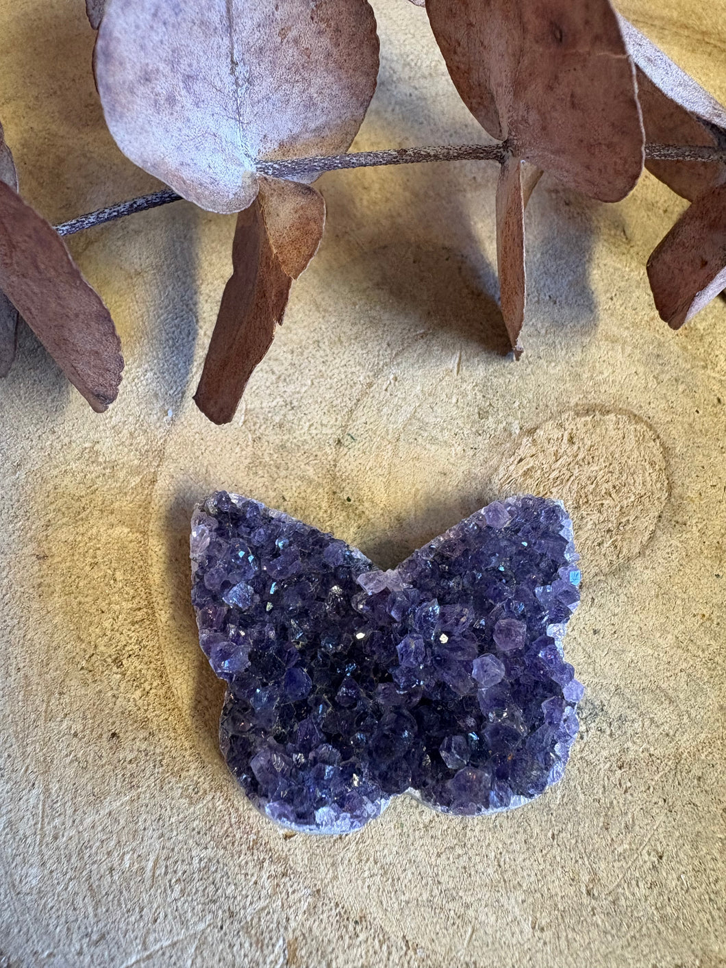 Amethyst Cluster Butterfly SKU 26290D