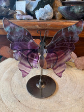 Rainbow Fluorite Winged Butterfly SKU 27087RF