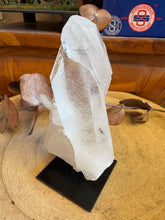 Clear Quartz Cluster on Stand SKU 26559