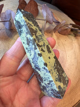 Serpentine & Pyrite Obelisk SKU 26804