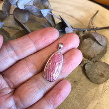 Sterling Silver Rhodochrosite Pendant SKU 23888