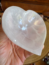 Selenite Heart Bowl SKU 25496A