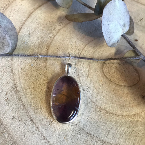 Entia Sterling Silver Ametrine Pendant SKU 22413