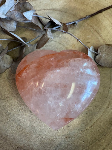 Hematoid Quartz Heart SKU 24029