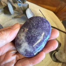 Lepidolite Palm Stone SKU 23022