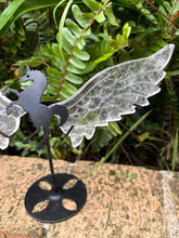 Clear Quartz Winged Unicorn on Stand SKU 25131