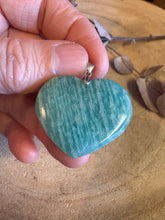 Amazonite Heart Pendant SKU 25294