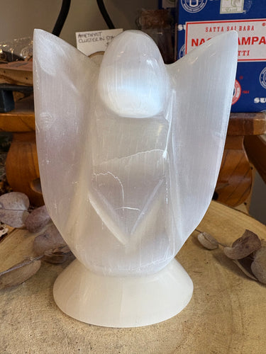 Selenite Large Angel SKU 24986