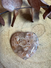 Flower Agate Heart SKU 26095