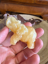 Orange Calcite Elephant Carving SKU 25593