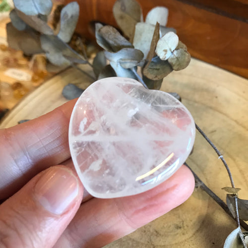 Clear Quartz Heart SKU 22512A
