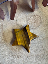 Tiger Eye Star Carving SKU 26207B