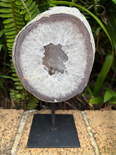 Agate & Quartz Geode on Stand SKU 25378