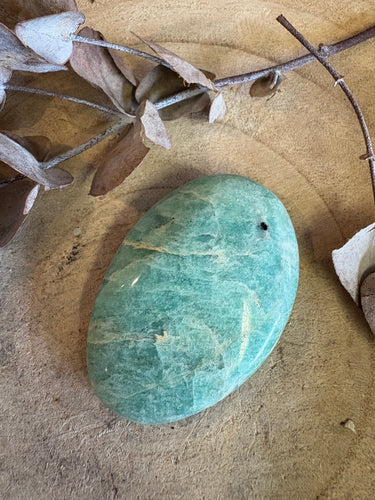 Amazonite Palm Stone SKU 24121