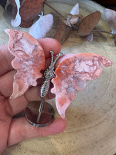 Red Silver Leaf Jasper Winged Butterfly SKU 27046RSLJ