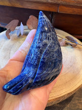 Sodalite Crested Bird Carving SKU 26614