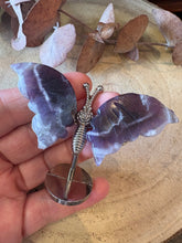 Chevron Amethyst Winged Butterfly SKU 27046CAA
