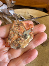 Red Silver Leaf Jasper Slab SKU 23984H