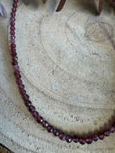 Entia Rhodolite Garnet Beaded Necklace SKU 26035