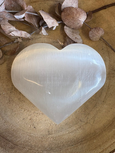 Selenite Heart SKU 25172