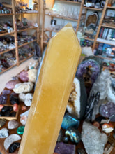 Orange Calcite Wand SKU OCW2