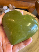 Green Opal Heart SKU 24588